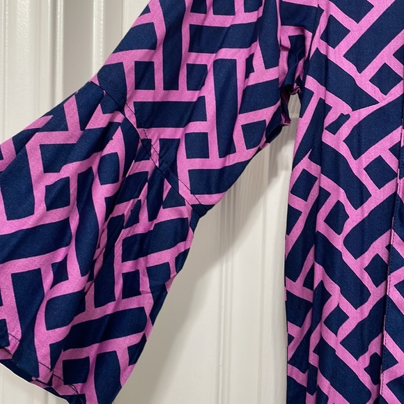 Escapada, Dress, Small, NWT, Geometric, Purple and‎ Navy - Picture 3 of 6